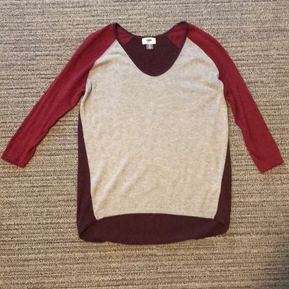 Knit shirt with 3/4 sleeves